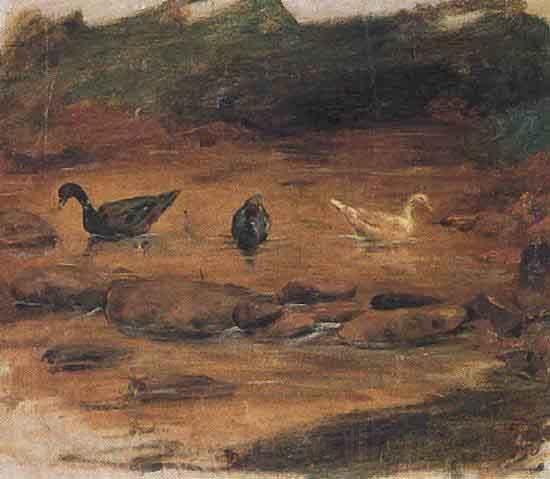 Benedito Calixto Ducks Germany oil painting art